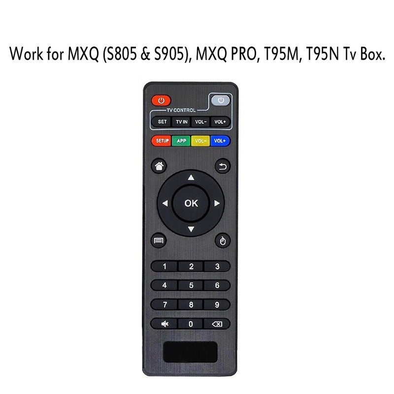 Amiroko Replacement Remote Control Controller for MXQ (Amlogic S805/S905), MXQ PRO, T95N, M8C, M10, M8S, T95M, X96 mini, H96 Pro Android TV Box - [Updated Version] - Image 2